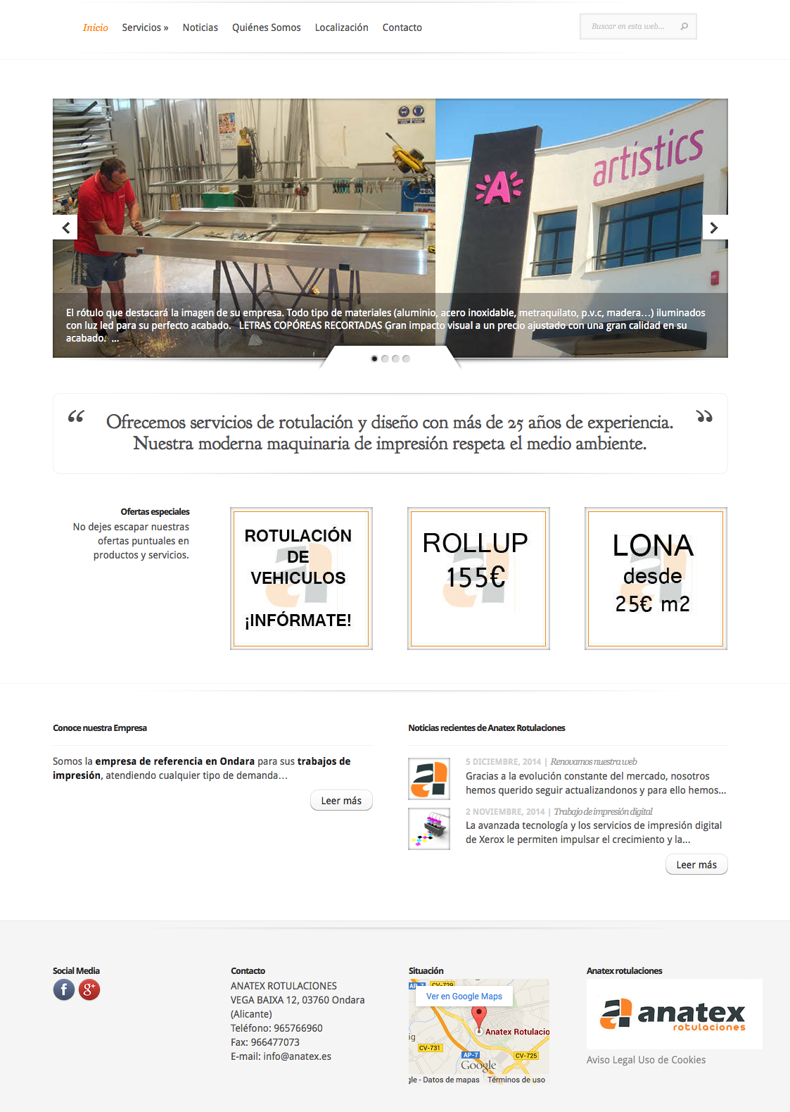 Proyecto web anatex