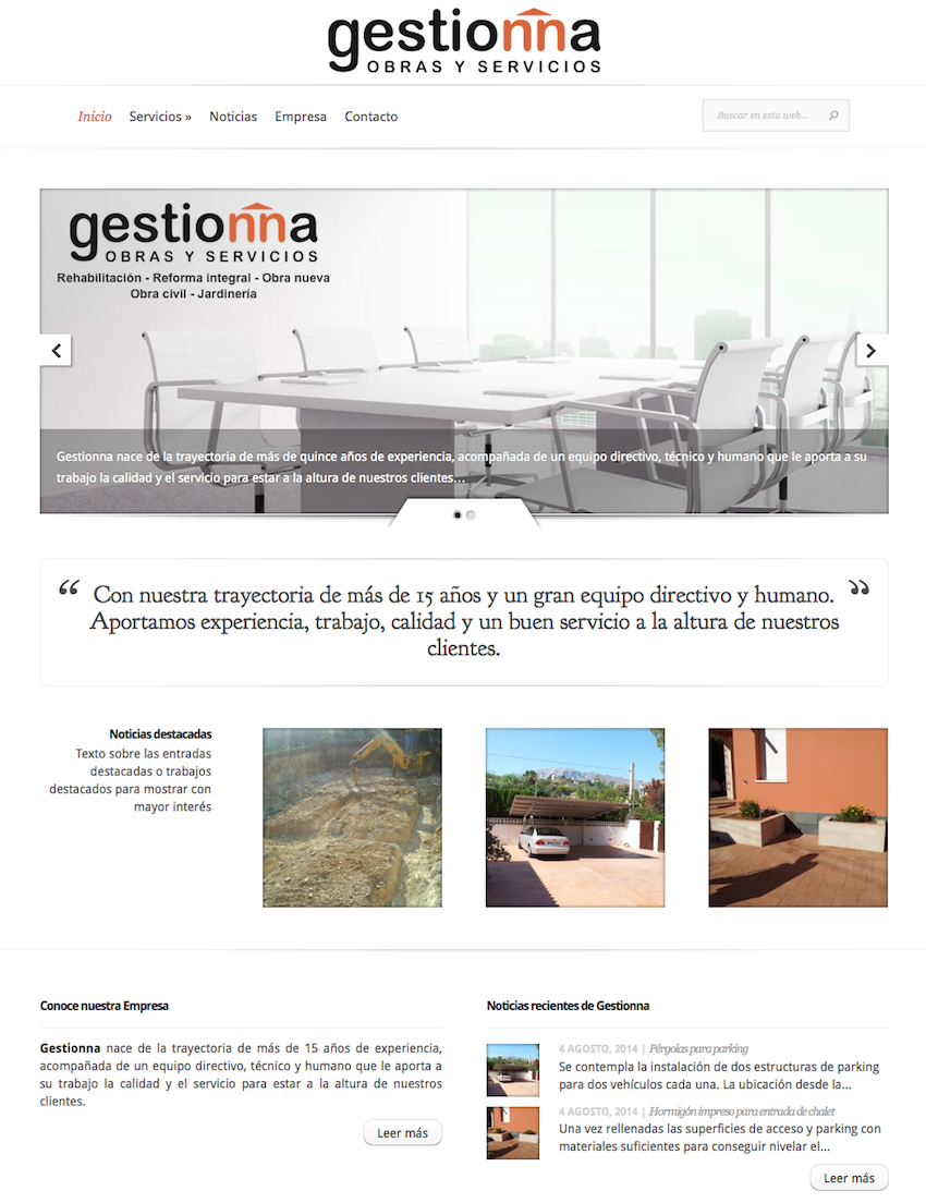 web gestionna Dénia
